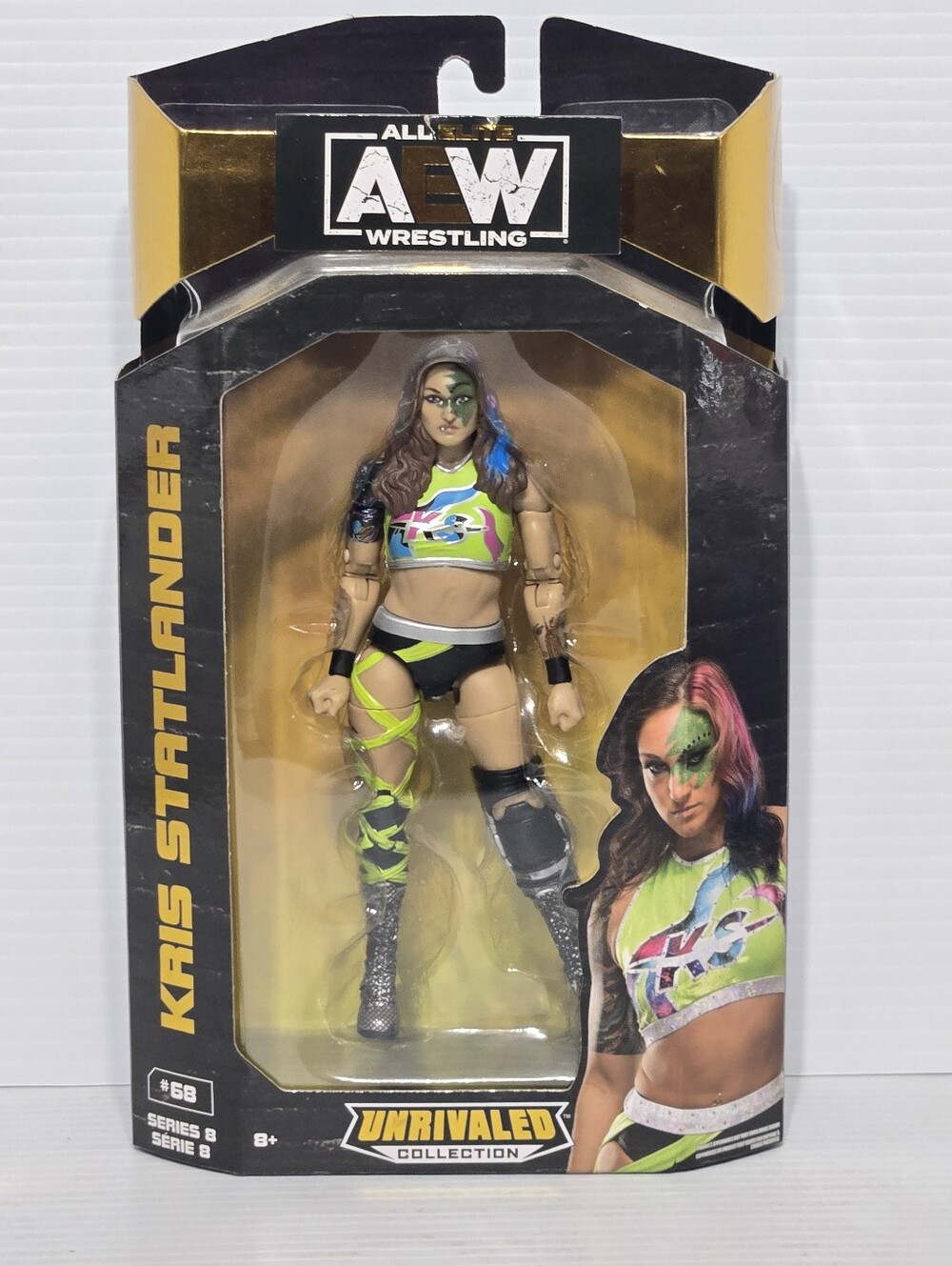 AEW Unrivaled Kris Statlander Action Figure - Green/Black